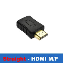 Load image into Gallery viewer, Connector Adapter HDMI Compatible Cable 90 Corner Angle Left Right Up Down Male Female Extender To HDMI Extension 90 Degree Male To Female HDMI Adapter