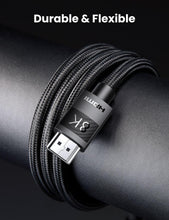 Load image into Gallery viewer, HDMI 2.1 Cable Ultra High Speed 8K60Hz 4K120Hz HDMI Splitter Cable 48Gbps Ultra High Speed 4K 120Hz Braided HDMI Cable Dynamic HDR Vision HDR 10 Compatible With UHD TV Laptop