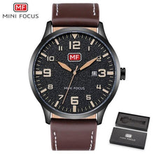 Load image into Gallery viewer, Black Classic Simple Men's Fashion Quartz Watches Modern Round Design Waterproof Wrist Watch For Men