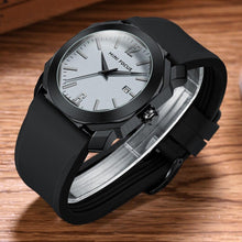 Load image into Gallery viewer, Classic Sport Men's Watch Fashion Round Waterprof Quartz Wrist Watch Elegant Silicone Strap Stylish Design