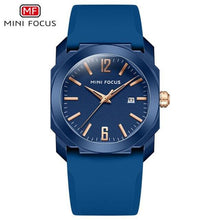 Load image into Gallery viewer, Classic Sport Men's Watch Fashion Round Waterprof Quartz Wrist Watch Elegant Silicone Strap Stylish Design