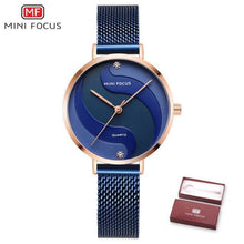 Load image into Gallery viewer, Ultra Thin Rose Gold Women Watches Fashion Analog Quartz Waterproof Wristwatches Elegant Round Design For Women