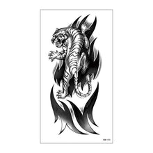 Load image into Gallery viewer, Big Tiger Lion Waterproof Temporary Sticker Tattoo Arm Legs Fake Tattoo Stickers For Adults Realistic Luxury Design For Mens Womens