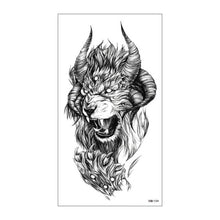 Load image into Gallery viewer, Big Tiger Lion Waterproof Temporary Sticker Tattoo Arm Legs Fake Tattoo Stickers For Adults Realistic Luxury Design For Mens Womens
