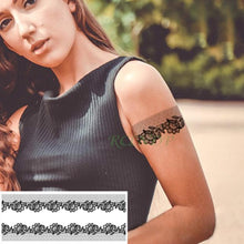 Load image into Gallery viewer, 57 Sheets Temporary Tattoo Stickers Set Waterproof Temporary Tattoo Waist Arm Modern Stylish Big Black Tattoos For Womens Mens