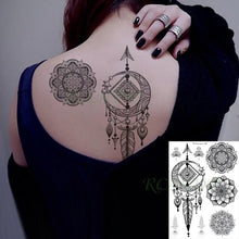 Load image into Gallery viewer, 57 Sheets Temporary Tattoo Stickers Set Waterproof Temporary Tattoo Waist Arm Modern Stylish Big Black Tattoos For Womens Mens