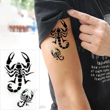 Load image into Gallery viewer, Luxury Different Waterproof Temporary Tattoo Sticker Snake Flower Fake Tattoo Body Art Adult Fashion Stickers For Womens Mens