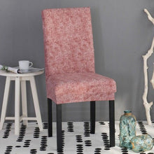 Load image into Gallery viewer, Printed Polyester Fabric Chair Cover Washable Chair Covers Seat Slipcovers Stretch Dining Seat Case For Home Stretch Removable Washable Dining Room Chair Protector Slipcovers/Home Decor Dining Room Seat Cover Multiple Styles