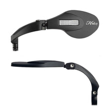Load image into Gallery viewer, Stainless Steel Bicycle Lens Mirror Handlebar Side Safety Rear View Mirror Road Bike Cycling Rearview Mirrors Blast-Resistant Adjustable Bike Rearview Mirror With Large Lens Bicycle Mirrors For Handlebars