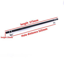 Load image into Gallery viewer, Aluminum Alloy Black Gold Door Handle Wardrobe Kitchen Cabinet Drawer Solid Handle Furniture Handle European Modern Hardware Modern Furniture Cupboard Door Drawer Handles