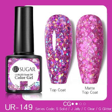 Load image into Gallery viewer, Fluorescent Gel Nail Polish Yellow Green High Quality Colors UV Strong Matte Effect Luxury Design For Girls and Women