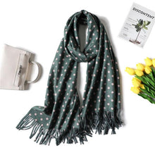 Load image into Gallery viewer, Fashion Winter Solid Soft Scarf Cashmere Lightweight Scarves Shawls Cashmere Escharpe Scarfs Lightweight Shawls Hijabs Shawls Escharpe Elegant Wrap Blanket Bandana Tassel For Lady