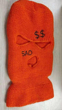Load image into Gallery viewer, Ski Mask Knitted Face Cover Winter Balaclava Full Face Mask for Winter Outdoor Sports Winter Three 3 Hole Balaclava Knit Hat Ski Mask 3-Hole Knit Hat Full Face Cover Balaclava Hats Funny Party Embroidery Beanies Caps Hole Knitted Full Face Cover