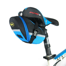 Load image into Gallery viewer, Bike Bags Waterproof Bicycle Bags Seat Cycling Pouch Bag Riding Storage Bag Accessories Bike Saddle Bag Bicycle Bag Straps On Bike Bag Under Seat Pouch Pack Bicycle Accessories Bag Bicycle Tool Storage Bags For Cycling Water Proof Bag
