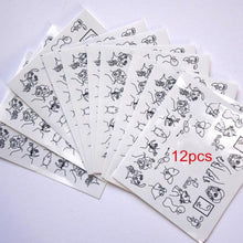 Load image into Gallery viewer, Pop Art Nail Stickers Sexy Girl Designs Comics Water Transfer Decals Manicure Lips Nail Art Decorations Slider Nail Art Stickers Decals Nail Art Supplies Valentines Day 3D Self-Adhesive Nail Decorations Accessories Women Girls Manicure Decorations