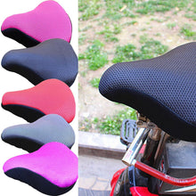 Load image into Gallery viewer, Cushion Replacement Pad Bike Saddle Racing 3D Mesh Anti-Slip Thickened Bicycle Seat Cover Soft Bike Seat Pad Comfort Road Bicycle Seat Covers Spin Bike Cycling Seat Cushions Indoor Outdoor Saddle