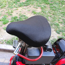 Load image into Gallery viewer, Cushion Replacement Pad Bike Saddle Racing 3D Mesh Anti-Slip Thickened Bicycle Seat Cover Soft Bike Seat Pad Comfort Road Bicycle Seat Covers Spin Bike Cycling Seat Cushions Indoor Outdoor Saddle