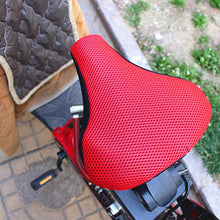 Load image into Gallery viewer, Cushion Replacement Pad Bike Saddle Racing 3D Mesh Anti-Slip Thickened Bicycle Seat Cover Soft Bike Seat Pad Comfort Road Bicycle Seat Covers Spin Bike Cycling Seat Cushions Indoor Outdoor Saddle
