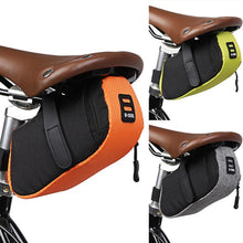 Load image into Gallery viewer, Road Bike Storage Bag Waterproof Bicycle Bags Pouch Cycling Bike Tail Rear Seat Bag Bicycle Accessories Bike Storage Frame Bag Bicycle Front Tube Triangle Water Resistant Cycling Pack Strap On Pouch Bike Accessories Tool Accessible Storage Bag