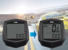Load image into Gallery viewer, Cycling Wired Stopwatch Waterproof Bike Computer With LCD Digital Display Bicycle Odometer Speedometer Riding Bike Accessories Wired Sensor Digital Backlight Odometer Cycling Computer Tracker