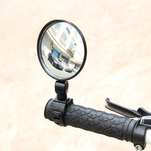 Load image into Gallery viewer, Bicycle Rearview Mirror Universal Handlebar Rearview Mirror 360 degree Rotate Rear View For Bike Bicycle Cycling Accessories Bicycle Rear Adjustable Rearview Mirror 360° Rotatable Rear-View Mirrors Handlebar Mounted Glass Mirror Universal Rearview