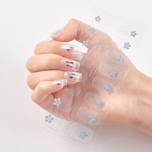 Load image into Gallery viewer, Glitter Series Shiny Manicure Decoration Designed Nail Art Stickers Nail Decoration Nail Wraps Shiny Tattoos Kids Nails Art Decoration Nail Strips Shiny French Tip Guides Stickers French Nail Stickers Form Fringe Guides