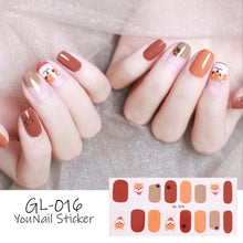 Load image into Gallery viewer, Glitter Series Shiny Manicure Decoration Designed Nail Art Stickers Nail Decoration Nail Wraps Shiny Tattoos Kids Nails Art Decoration Nail Strips Shiny French Tip Guides Stickers French Nail Stickers Form Fringe Guides