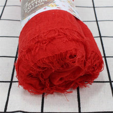 Load image into Gallery viewer, Light Soft Fashion Solid Scarf Crinkle Cotton Linen Wrap Shawl Hijab Muslim Woman Shawls Turban Islamic Clothing Head Wrap For Women