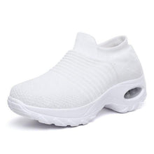 Load image into Gallery viewer, Womens Breathable Sneakers New Mesh Women Shoes Slip-On Air Cushion Casual Walking Shoes Lightweight Breathable Mesh Athletic Running Shoes Fashion Slip-on Sock Sneakers