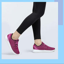 Load image into Gallery viewer, Mens Lightweight Running Sneakers Outdoors Jogging Walking Flexible Soft Summer Breathable Sneakers Quick Drying Water Shoes For Beach Or Water Sports Lightweight Slip On Walking Sneakers