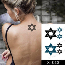 Load image into Gallery viewer, Women's Different Stickers Tattoo Temporary Waterproof Neck Arm Leg Tattoo Colorful Design
