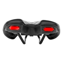 Load image into Gallery viewer, Road Bike Saddle Bicycle Seat With Warning Taillight USB Charging Mountain Cycling Racing PU Breathable Soft Seat Cushion Comfortable Bicycle Seat With Central Relief Zone Ergonomics Design Exercise Bike Seat