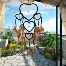 Load image into Gallery viewer, Handmade Dream-catcher Traditional Heart Dream Catching Ornaments Feather Ornaments Wall Car Hanging Wind Chimes Ornaments Home Hanging Room Birthday Decoration For Mom Pendants Ornaments
