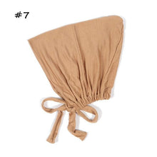 Load image into Gallery viewer, Fashion Modal Under Scarf Hijab Turban Cap Cotton With Band Adjustable Inner Hijab cap Muslim Turban Hijab Cap For Women
