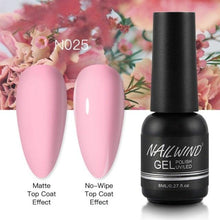 Load image into Gallery viewer, NEW TREND Modern fashion Red Gel Nail Polish For Nails Permanent UV LED 8ml Matte Glossy High Quality Fashion Design For Women and Ladies