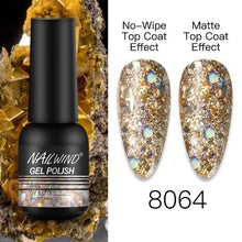 Load image into Gallery viewer, NEW TREND Modern fashion Red Gel Nail Polish For Nails Permanent UV LED 8ml Matte Glossy High Quality Fashion Design For Women and Ladies