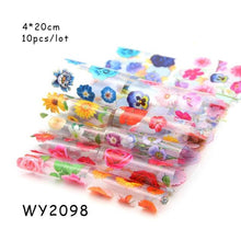 Load image into Gallery viewer, Holographic Nail Foil Transfer Set Sticker Decal Nail Art Foils Designer Marble Nail Decoration Sliders Wraps Manicure Women Kids Girls Manicure Decoration Nail Art Supplies 3D Self-Adhesive Nail Decals Designer Nail Stickers for Acrylic Nails