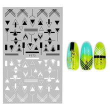 Load image into Gallery viewer, 3D Nail Stickers Leaves Butterfly Panda Love Heart Design Stickers For Nails Manicure Foil Nail Art Decor Girls Manicure Decoration Nail Art Supplies 3D Self-Adhesive Nail Decals Designer Nail Stickers for Acrylic Nails