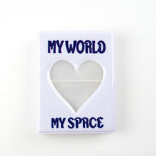 Load image into Gallery viewer, 64 Pockets 3 Inches Photo Album Card Holder Receipt Storage Hollow Love Heart Photo Holder Business Card Bag Kpop Photocard Holder Book Polaroid Book Album Gifts For Valentines Day