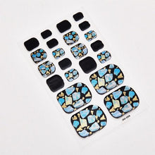 Load image into Gallery viewer, Full Beauty Loveliness Designed Manicure Valentines Nail Art Designer Nail Decals Kids Nails Art Decoration Nail Sticker Set French Tip Guides Stickers French Nail Stickers Form Fringe Guides for Decoration Stencil Tools
