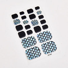 Load image into Gallery viewer, Full Beauty Loveliness Designed Manicure Valentines Nail Art Designer Nail Decals Kids Nails Art Decoration Nail Sticker Set French Tip Guides Stickers French Nail Stickers Form Fringe Guides for Decoration Stencil Tools