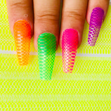 Load image into Gallery viewer, New 3D Self-Adhesive Neon Curve Serpentine Stripe Nails Stickers Acrylic Decorations Manicure Carving Design Exquisite Pattern Nail Art Supplies Self-Adhesive Nail Nail Art Stickers Red Lips Nails Decals Sticker Hot Sexy Girl Tip