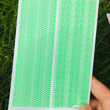 Load image into Gallery viewer, New 3D Self-Adhesive Neon Curve Serpentine Stripe Nails Stickers Acrylic Decorations Manicure Carving Design Exquisite Pattern Nail Art Supplies Self-Adhesive Nail Nail Art Stickers Red Lips Nails Decals Sticker Hot Sexy Girl Tip
