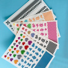 Load image into Gallery viewer, New 3D Self-Adhesive Neon Curve Serpentine Stripe Nails Stickers Acrylic Decorations Manicure Carving Design Exquisite Pattern Nail Art Supplies Self-Adhesive Nail Nail Art Stickers Red Lips Nails Decals Sticker Hot Sexy Girl Tip
