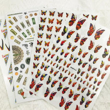Load image into Gallery viewer, New 3D Self-Adhesive Neon Curve Serpentine Stripe Nails Stickers Acrylic Decorations Manicure Carving Design Exquisite Pattern Nail Art Supplies Self-Adhesive Nail Nail Art Stickers Red Lips Nails Decals Sticker Hot Sexy Girl Tip