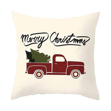 Load image into Gallery viewer, Beautiful Snowflake In Red Merry Christmas Gifts Xmas Cushion Cover Case Decorations Winter Holiday Party Pillow Zipper Pillowcase For Sofa Home Office Living Room Car