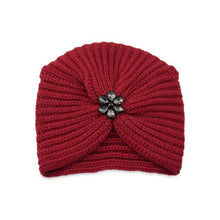 Load image into Gallery viewer, Luxury Fashion Ready To Wear Soft Cashmere Muslim Inner Hijab Caps Turban Cashmere Cross Elegant Wrap Head Hat Wool Lightweight Knitting Hijab Bonnet Cap For Women