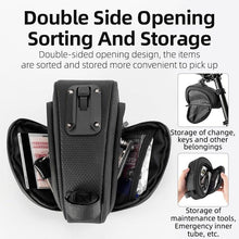 Load image into Gallery viewer, Rainproof Bicycle Bag Shock Proof Bike Bag For Reflective Large Capacity Seat Bike Bag Accessories Bag Seat Bag Bike Bag Under Seat Bicycle Bag Cycling Accessories Storage Pouch Bike For Mountain Road Bike