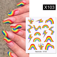 Load image into Gallery viewer, Spring Simple Green Theme Water Decal Sticker Flower Leaf Tree Summer Slider For Manicuring Nail Art Watermarks Art Decoration Manicure Tools Nail Watermark Decals iridescent Decoration Nail Self-Adhesive Decals Nail Stickers Water Transfer Fresh Nail