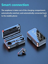 Load image into Gallery viewer, Bluetooth 5.1 Wireless Headphones Waterproof Sports Workout Earphones With Microphone Bluetooth In Ear Headphones Wireless Headset Quality Deep Bass Soft Earmuffs Light Weight Built-in Microphone Charging Box 3500mAh